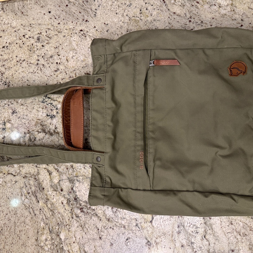 Fjallraven Olive Green Messenger Bag